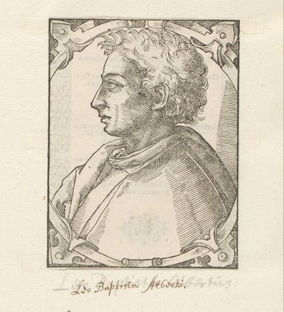 Portreet Leon Battista Alberti tekijältä Anonymous
