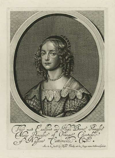 Portret van Maria Henrietta Stuart tekijältä Anonymous