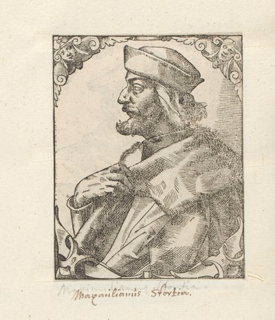 Maximilian Sforzan muotokuva tekijältä Anonymous