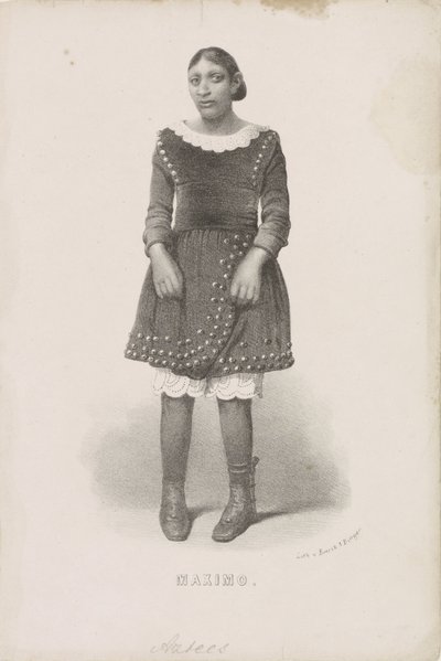 Portret van Máximo, 1857 Maximo (otsikko esineessä) tekijältä Anonymous