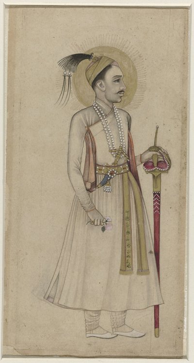 Golcondan sulttaani Muhammad-Quli Qutb-Shahin muotokuva tekijältä Anonymous