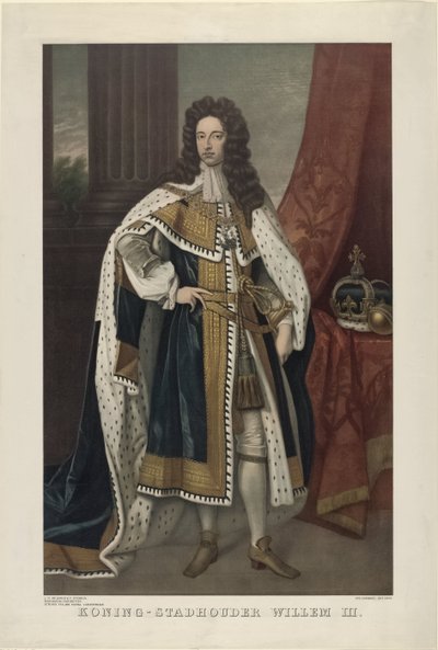 Oranssin prinssin William III:n muotokuva Historiallisia muotokuvia (sarjan nimi) tekijältä Anonymous