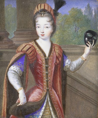 Nuoren naisen muotokuva, mahdollisesti Marguerite of Valois (1553-1615), Henrik II:n tytär tekijältä Anonymous