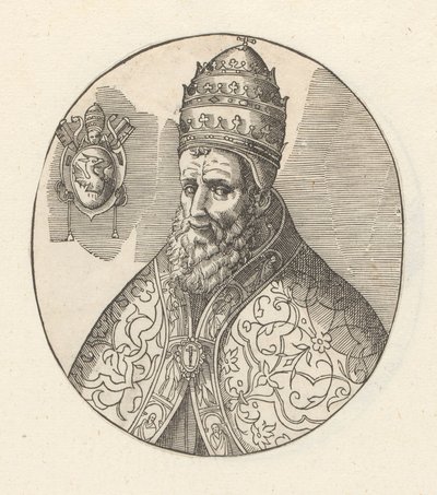 Portree van paus Gregorius XIII tekijältä Anonymous