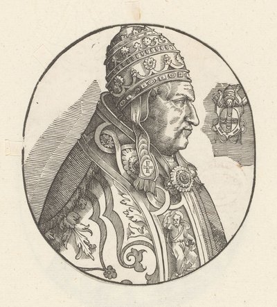Portret van paus Pius II tekijältä Anonymous