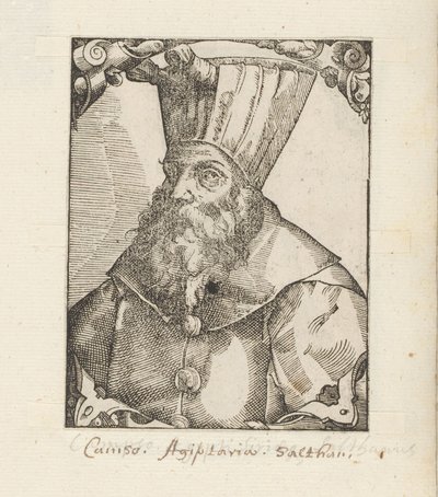 Van Sultan Al-Ashraf Qansuh Al-Ghourin muotokuva tekijältä Anonymous