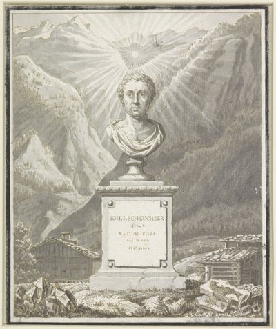 Johann Jakob Scheuchzerin muotokuva tekijältä Anonymous