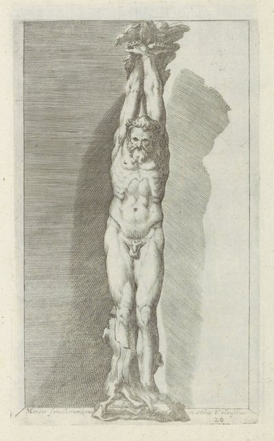 Veistos van Marsyas Marsin patsas Roomassa (...) (otsikko esineessä) Antiikkiveistoksia Roomassa (sarjan nimi) Ikonit Rooman kaupungin muinaisista patsaista, joita nähdään julkisilla paikoilla (sarjan nimi) tekijältä Anonymous