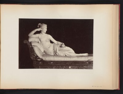 Antonio Canovan veistos Pauline Borghese-Bonapartesta Venus Victrixinä Galleria Borghesessa Roomassa, Italiassa tekijältä Anonymous