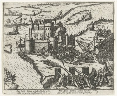Herman de Ruiterin ottama Loevesteinin linna 1570 tekijältä Anonymous