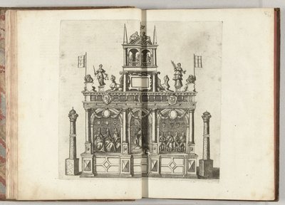 Kohtaus keisari Kaarle V:n kanssa, 1594 tekijältä Anonymous