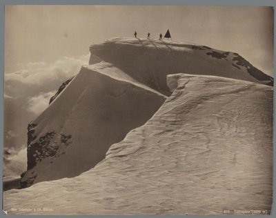 Titlis-huippu lähellä Engelbergiä Sveitsissä Titlisspitze [3239 m] (otsikko esineessä) tekijältä Anonymous