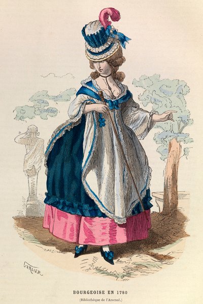 Porvari vuonna 1780 - yksityinen kokoelma tekijältä Anonymous Anonymous