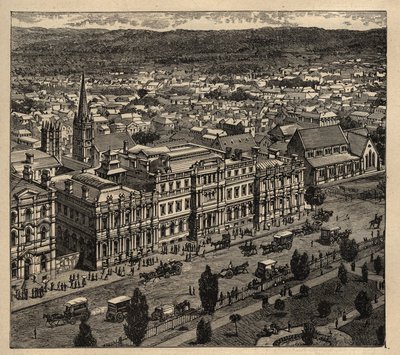Adelaide - Australia - 1890 - kaiverrus 1890 tekijältä Anonymous Anonymous