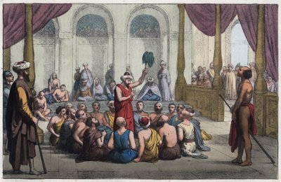 Brahmanit laulavat ylistystä Rama-jumalalle - Brahmanes laulaa Raman ylistystä - kaiverrus "Kaikkeuden kaikkien kansojen tavoista ja perinteistä". Se on hallituksen, lakien, miliisin ja kaikkien kansojen uskonnon historiaa kaukaisimmasta tekijältä Anonymous Anonymous