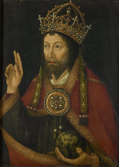 Kristus Salvator Mundina, n. 1500 (öljy paneelissa) tekijältä Anonymous Anonymous