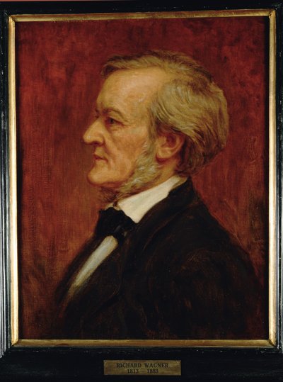 Säveltäjä Richard Wagner ... (maalaus kankaalle) tekijältä Anonymous Anonymous