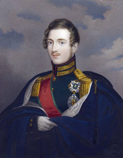 Constantin Pavlovitch, grand-duc de Russie ou Constantin Pavlovitch Romanov - Venäjän suurruhtinas Konstantin Pavlovitš (1779-1831) - Nimetön - 1825 - Kuparikaiverrus, akvarelli - 15,8x12,6 - Yksityiskokoelma tekijältä Anonymous Anonymous