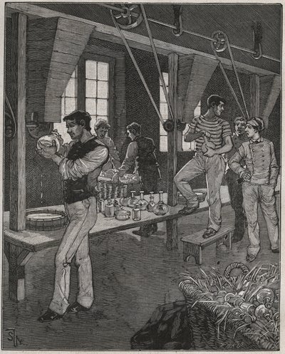 Kristallikaivertajien työpaja Ranskassa 1800-luvulla. Kaiverrus vuodelta 1885 kirjassa "Les arts et metiers illustres", kirjoittanut Adolphe BITARD. tekijältä Anonymous Anonymous