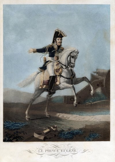 Eugene de Beauharnais (1781-1824) - Nimetön - noin 1812 - Akvatinta - 41,9x30 - Yksityiskokoelma tekijältä Anonymous Anonymous
