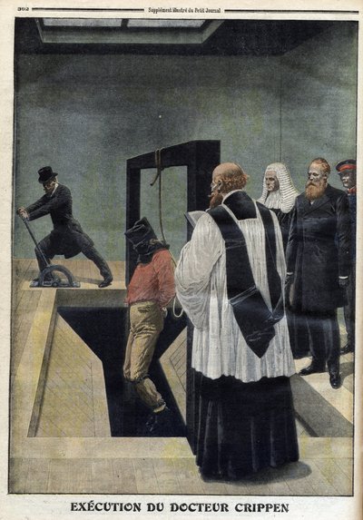 Tohtori Crippenin teloitus, kuvitus 