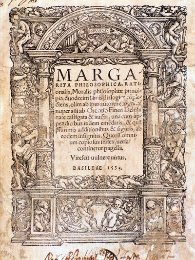 Margarita Philosophican etulevy (puupiirros tekijältä Anonymous Anonymous