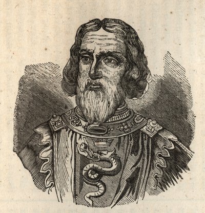 Visconti - Galeazzo I Visconti - kypäräkaiverrus tekijältä Anonymous Anonymous