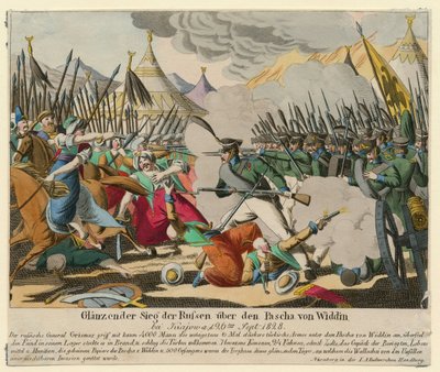 Guerre russo-turque de 1828-1829 - Venäläisten loistava voitto Vidinin pashasta (Omer Pacha Latas tekijältä Anonymous Anonymous