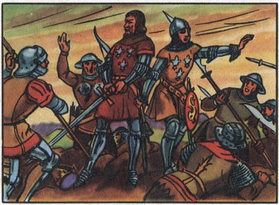 Satavuotinen sota: "" Ranskan kuningas Johannes II Hyvä (1319-1364) joutui englantilaisten vangiksi Poitiers