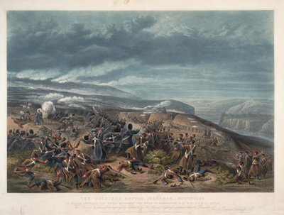 Inkermanin taistelu tapahtui 5. marraskuuta 1854 lähellä Inkermania, Venäjän armeijan ja ranskalais-brittiläisen liittouman välillä Krimin sodan aikana - Inkermanin taistelu 5. marraskuuta tekijältä Anonymous Anonymous