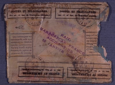Viimeinen kirje Madagaskarin ja Ranskan hyökkäyksestä (onnettomuus 18. tammikuuta 1930) tekijältä Anonymous Anonymous