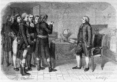 Ludvig XVI Ranskan kuningas sai kuolemantuomion, Le Temple tekijältä Anonymous Anonymous