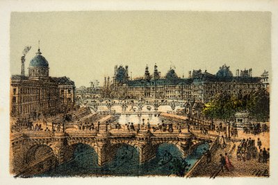 Pariisi 1874: Pont Neuf, yksityinen kokoelma tekijältä Anonymous Anonymous