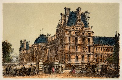 Pariisi 1874: Les Tuileries, yksityinen kokoelma tekijältä Anonymous Anonymous
