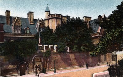 Pariisi: näkymä Musee de Clunylle. Valokuva vuodelta 1920 Pariisin kaupungin "" Artistic Album -albumissa". Yksityinen kokoelma. tekijältä Anonymous Anonymous