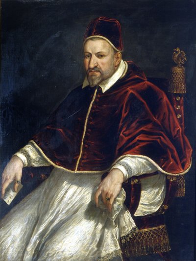 Paavali V (1605-1621). Anonyymi maalaus. Rooma, Rooman museo. tekijältä Anonymous Anonymous