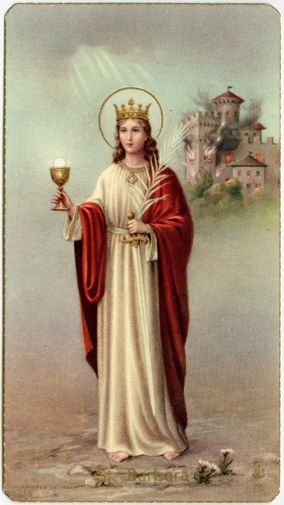 Hurskas kuva: Saint Barbara (kromolitografia) tekijältä Anonymous Anonymous