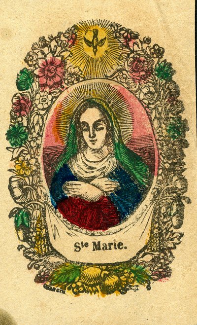 Hurskas kuva: Neitsyt Maria (Epinal print) tekijältä Anonymous Anonymous