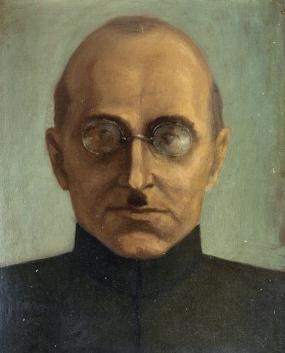 ""Lavrenty Berian (tai Lavrenti Beriyan) (1899-1953) Neuvostoliiton valtion virkamiehen muotokuva"" Nimetön maalaus Yksityinen kokoelma tekijältä Anonymous Anonymous