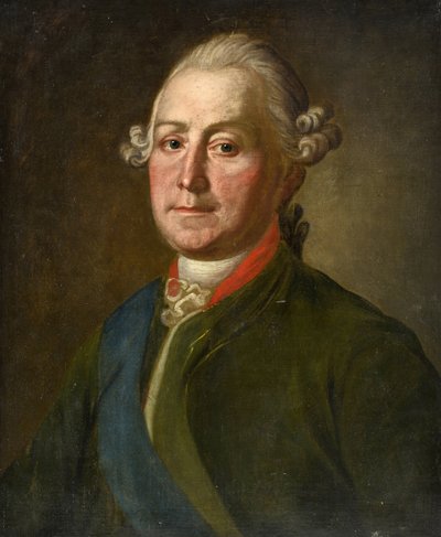 Lev Aleksandrovitš Naryshkinen muotokuva (Lev Aleksandrovitš Naryshkin) (1733-1799) - nimetön, 1700-luvun toinen puoli. - Öljy kankaalle, 55x45 - Yksityiskokoelma tekijältä Anonymous Anonymous
