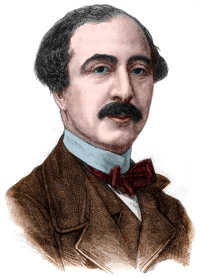 Muotokuva Anatole Prevost Paradolista, ranskalaisesta toimittajasta ja poliitikosta (1829-1870). tekijältä Anonymous Anonymous