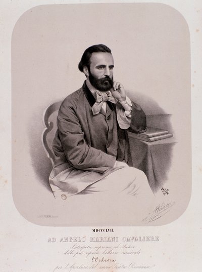 Angelo Marianin muotokuva (litografia tekijältä Anonymous Anonymous