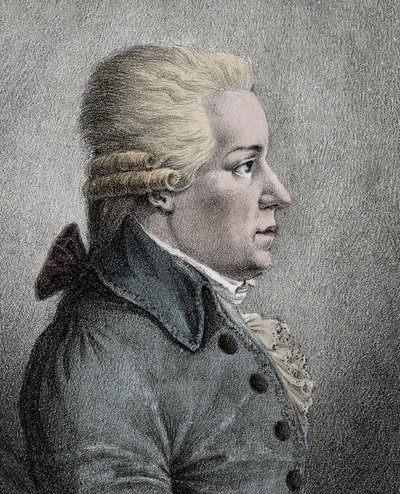 Carl (Karl) Ditters von Dittersdorfin (1739-1799), itävaltalaisen säveltäjän muotokuva - August Carl Ditters von Dittersdorfin (1739-1799), itävaltalaisen säveltäjän ja viulistin muotokuva tekijältä Anonymous Anonymous