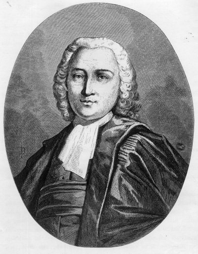 Chretien Guillaume de Malesherbesin (1721-1794) muotokuva kuninkaan asianajajasta sopimuksen mukaisesti - Kaiverrus vuodelta 1863 Dupray de La Maherien "Punaiseen kirjaan - Histoire De L