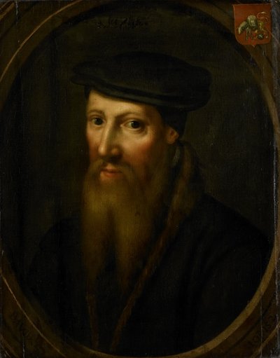 David Joriszin muotokuva, noin 1550-1649 (öljy paneelille). tekijältä Anonymous Anonymous