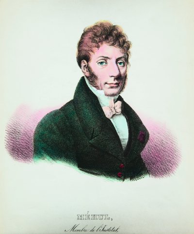 Etienne Nicolas Mehulin (1763-1817) muotokuva, säveltäjä, yksityinen kokoelma tekijältä Anonymous Anonymous