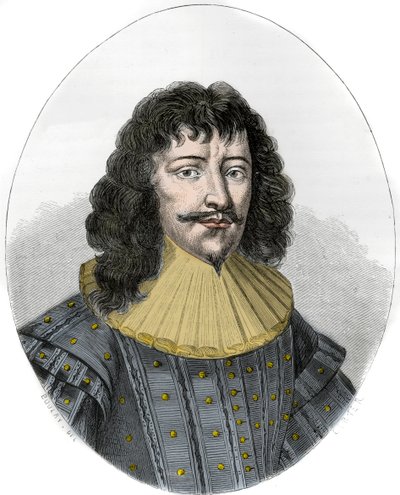 Muotokuva Francois-Henri de Montmorency-Boutevillestä (Francois Henri de Montmorency Bouteville), nimeltään Marechal de Luxembourg tekijältä Anonymous Anonymous