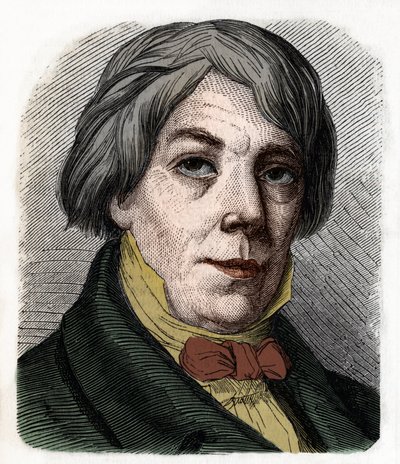 Franz Xaverin muotokuva Peter Joseph Schnyder von Wartensee sveitsiläinen säveltäjä ja pedagogi (1786-1868). Kaiverrus vuodelta 1855. tekijältä Anonymous Anonymous