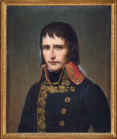 Nimettömän kenraali Bonaparten (1769-1821) muotokuva. Öljy kankaalle tekijältä Anonymous Anonymous