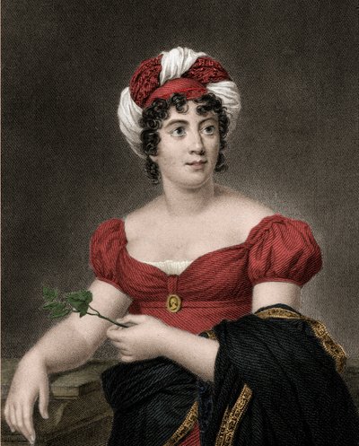 Germaine Neckerin muotokuva, Stael Holsteinin paronitar Madame de Stael (1766-1817) tekijältä Anonymous Anonymous